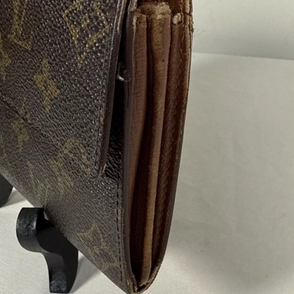 Louis Vuitton Sarah Brown Monogram Long Wallet Authentic Brown with dust pouch - Picture 6 of 16